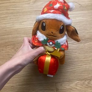 RARE Pokémon Eevee holiday plush